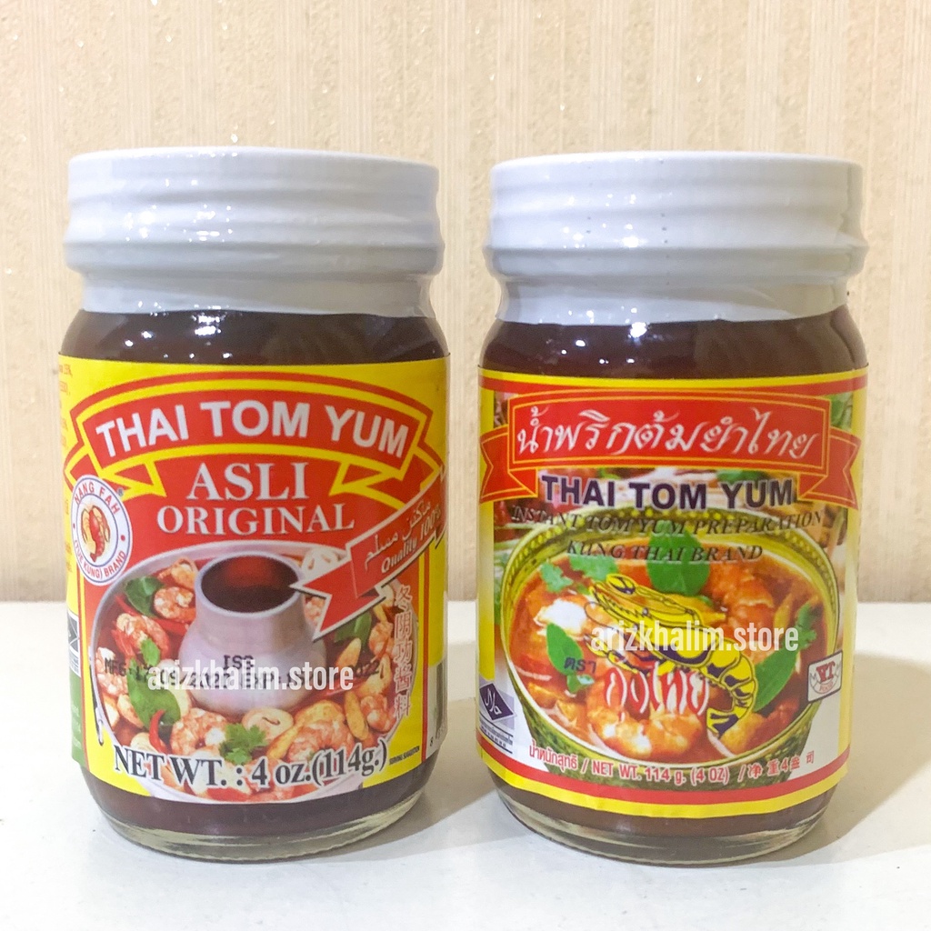 Pes Tomyam Nang Fah Asli Original Kung Thai Paste Tom Yum 114g Shopee Malaysia