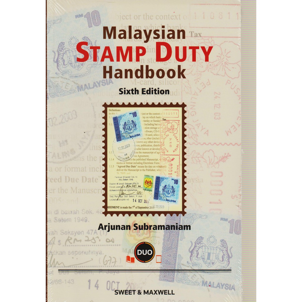 MALAYSIAN STAMP DUTY HANDBOOK 6ED ARJUNAN SUBRAMANIAM Shopee Malaysia