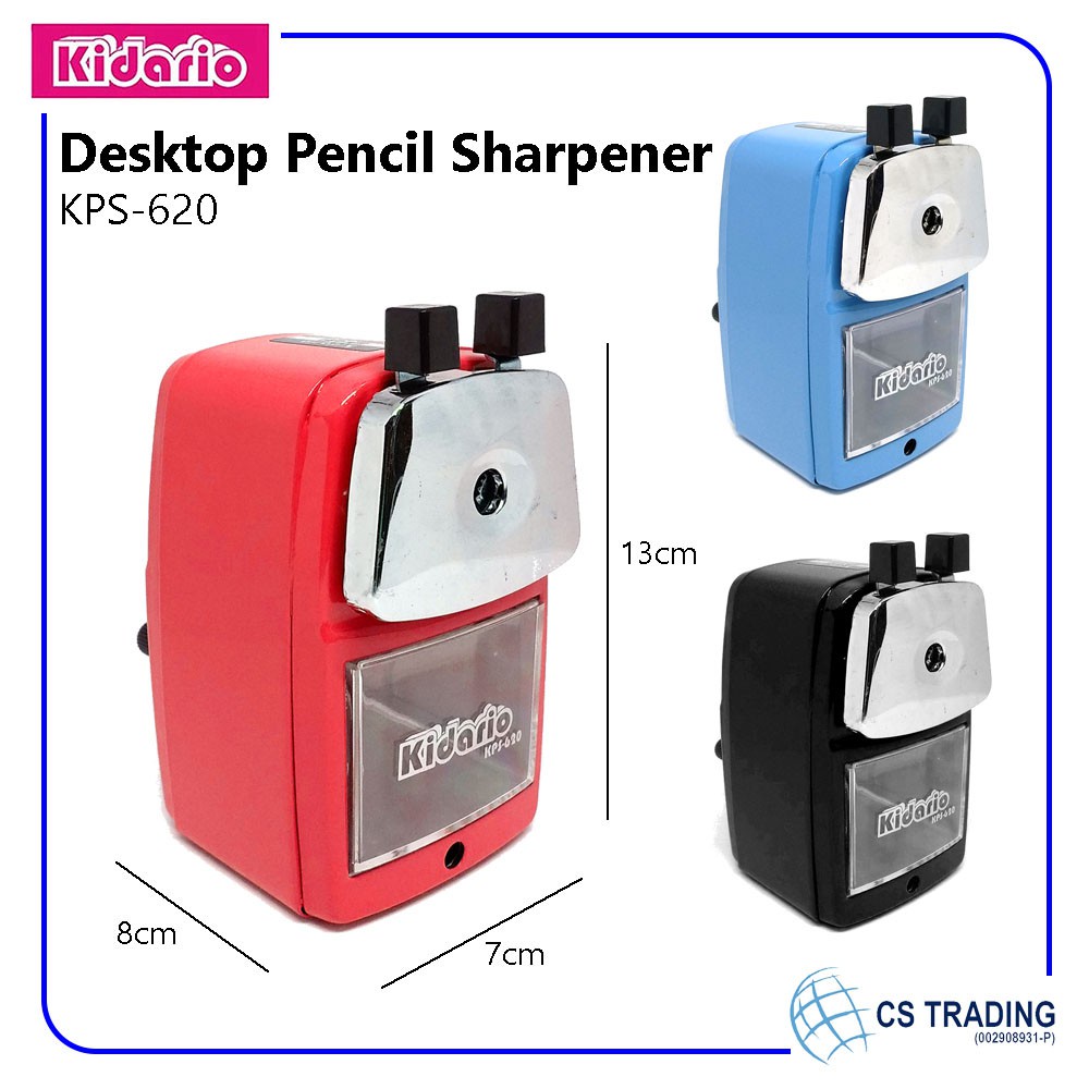 Kidario Heavy Duty Desktop Pencil Sharpener KPS620 Pengasah Pensil