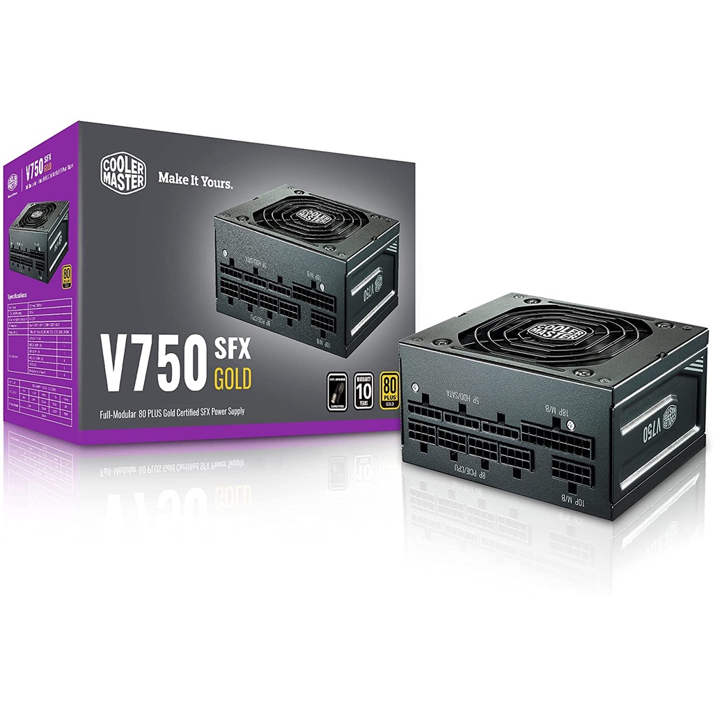 COOLER MASTER V750 SFX GOLD FULL MODULAR POWER SUPPLY UNIT | Shopee Malaysia