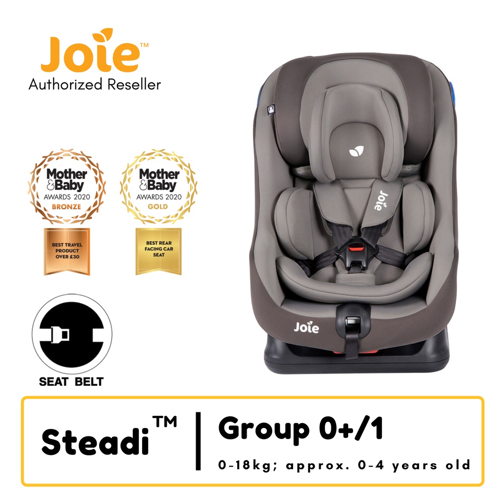 [Suit newborn to 18kg] Joie Steadi Convertible Car Seat with seatbelt