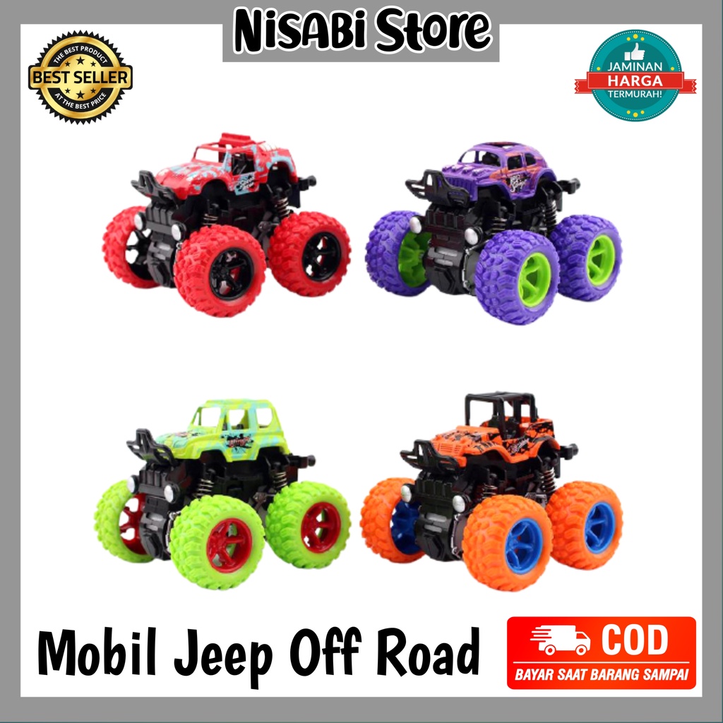 Monster Zap Toy Jeep Off Road 4-Drive Inertial Bigfoot, Monster Truck ...