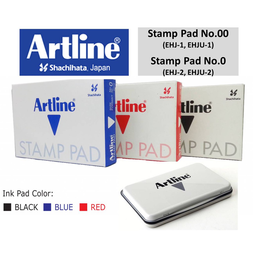 Artline Red Stamp Pad (Pack of 1) Red Ink Pad