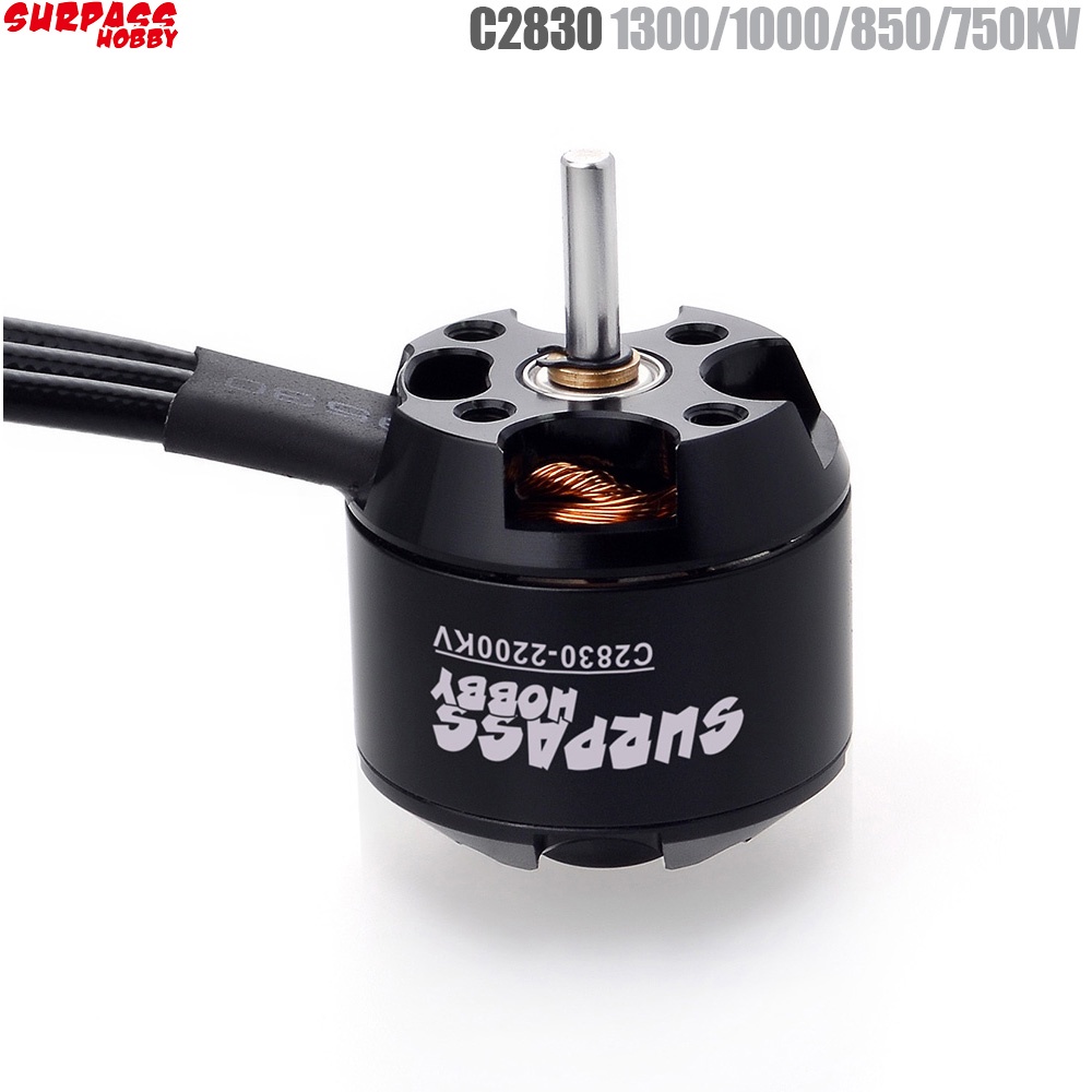 HobbyStar 2814 Brushless Outrunner Motor 1300KV - For RC Airplanes, Drones, High Torque 14-Pole Design