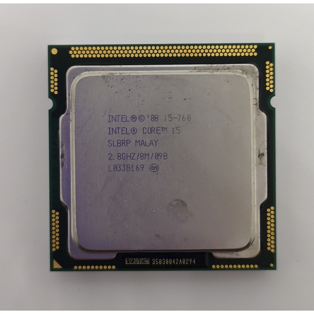 Used Intel® Core™ i5-750 CPU Processor / LGA1156 / 4 Core 4 Thread / 2. ...