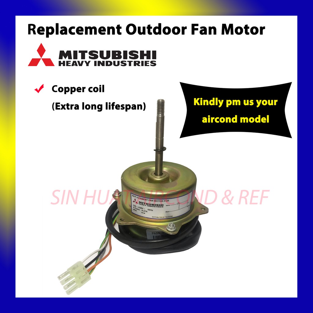 Mitsubishi Heavy Industries Replacement Outdoor Fan Motor Air Cond Air