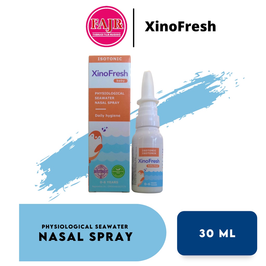 XINOFRESH NASAL SPRAY 30ML BABY (0-6 YEARS) | Shopee Malaysia