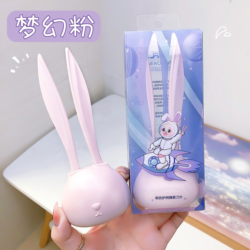 Rabbit mini eyebrow trimmer safety eyebrow trimmer two eyebrow trimming ...