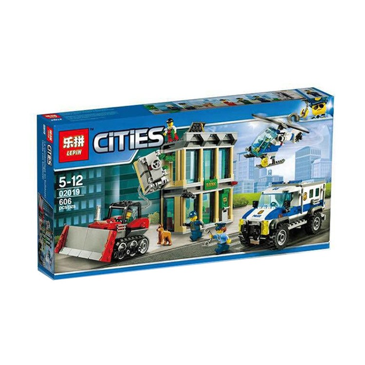 LEPIN CITY POLICE BULLDOZER BREAK IN LEGO 60140 COMPATIBLE BRICK Shopee Malaysia