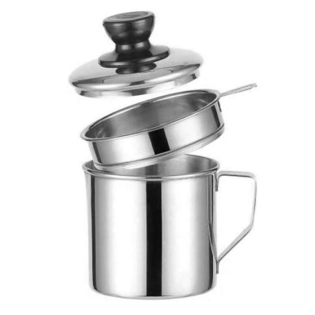 🔥【READY STOCK】🔥 YONG WEI Stainless Steel Oil Cup With Filter Oil ...