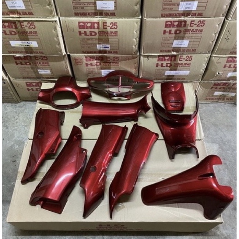 Hld Body Cover Set Coverset Modenas Kriss K Blue Dark Red Black Shopee Malaysia