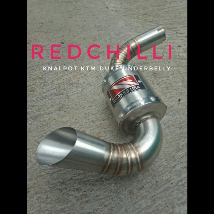 Ktm Duke 200, 250 Rc Underbelly Werkes USA Exhaust Shopee Malaysia