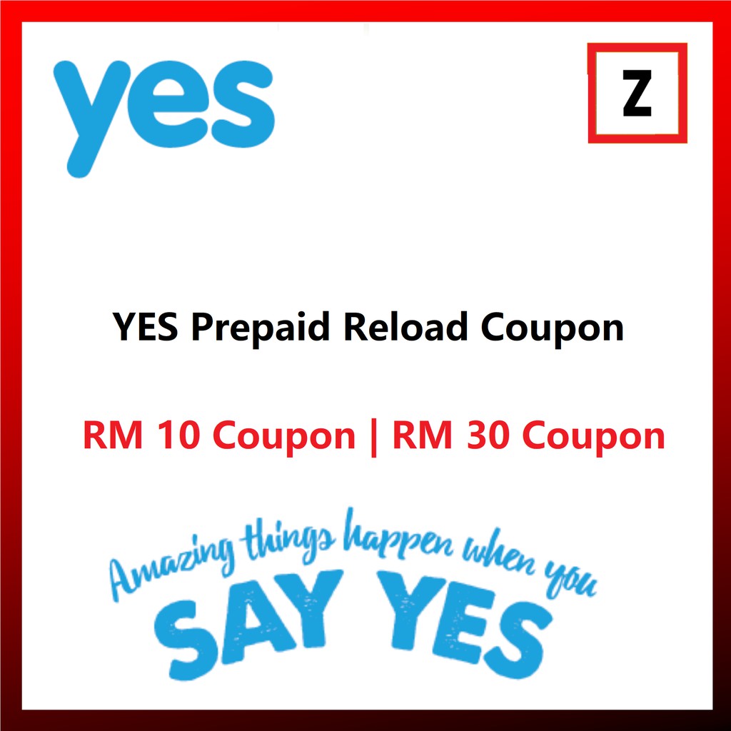 YES Prepaid LTE Reload Coupon Cards [RM 10 & RM 30] Card Expiry Date