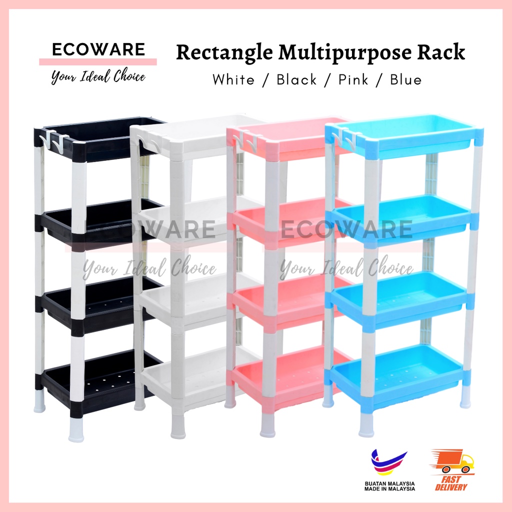 Multipurpose Storage Rack 2/3/4 Tiers/ Rak Barang Serbaguna / Rak