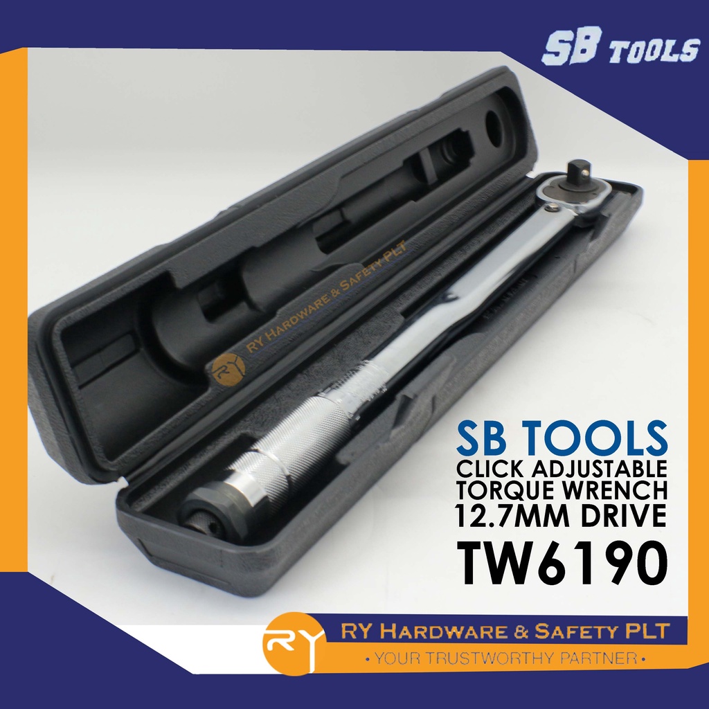 SB TOOLS | TORQUE WRENCH TW6190 1/2"DR | PERENGKUH TORQUE | INDUSTRIAL ...