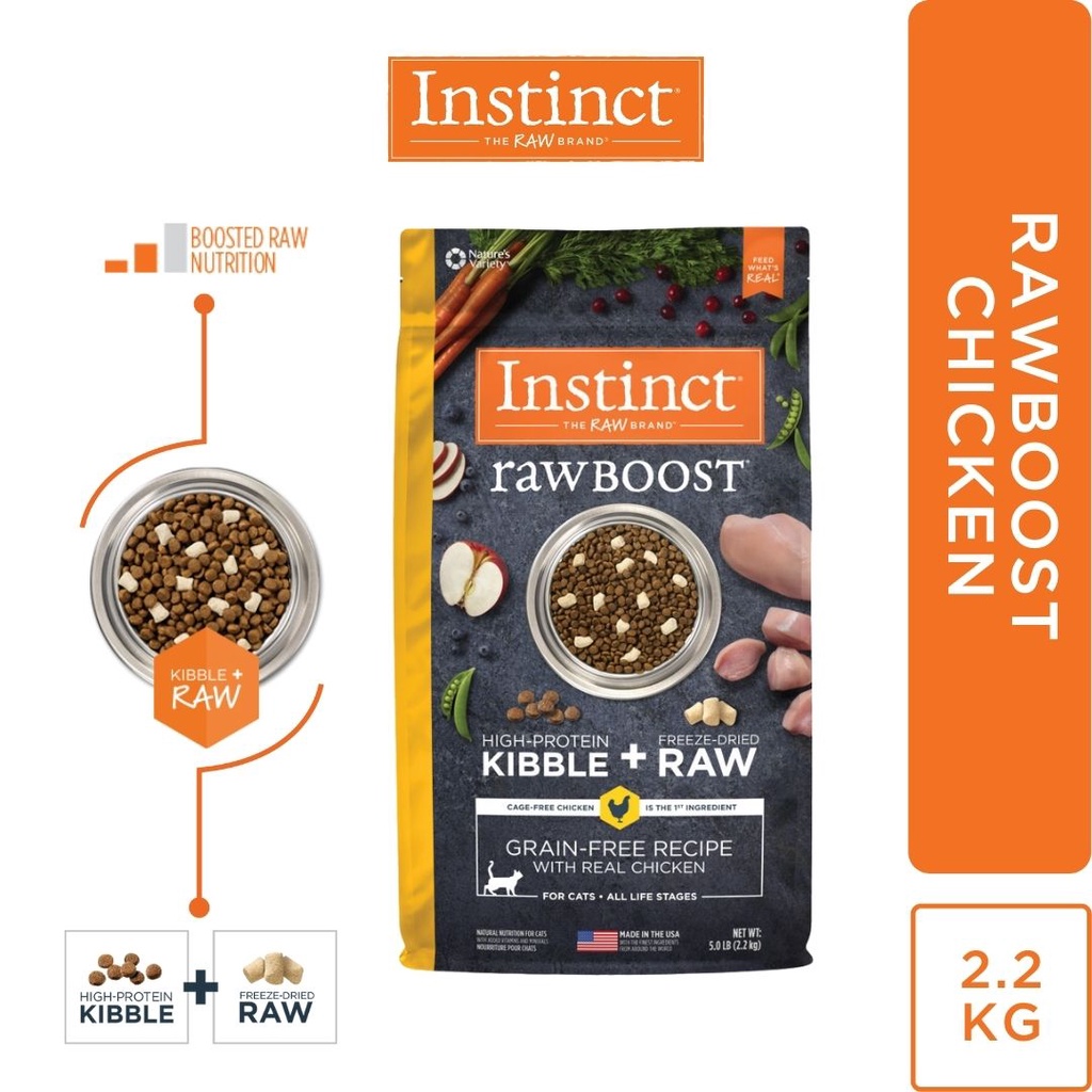 Raw instinct hot sale cat food