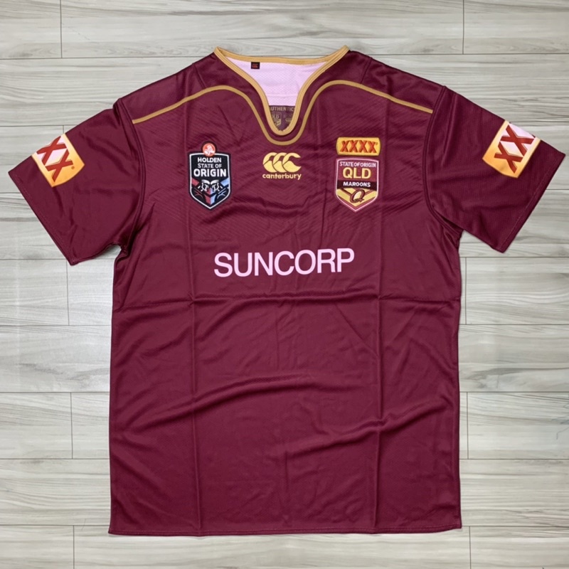 5XL) Original Canterbury Queensland Maroons State Of Origin Rugby