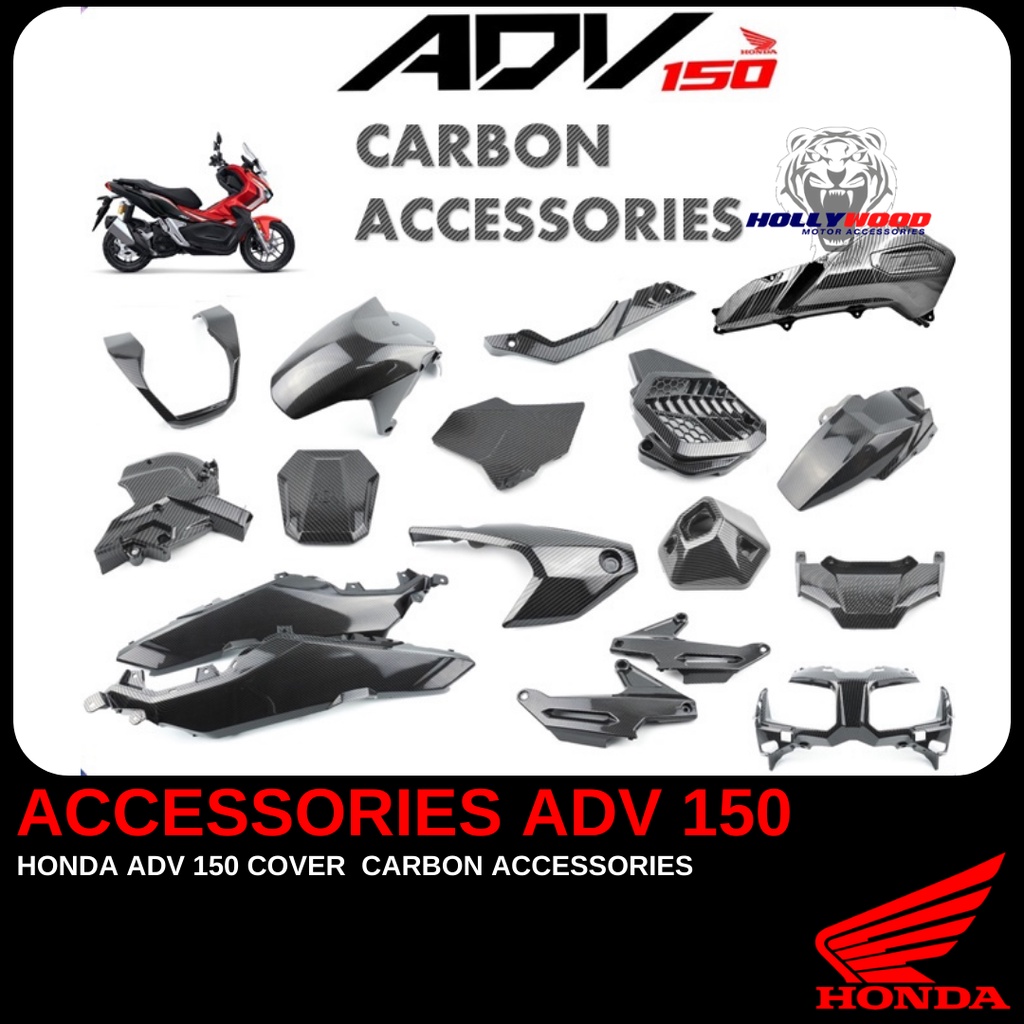 HONDA ADV / ADV150 FULL SET BODY KIT COVER ACCESSORY CARBON FENDER