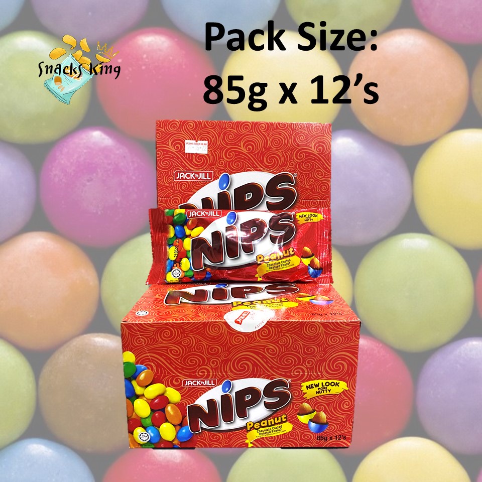 Nips Chocolate Peanut / Nips Peanut / Kacang Coklat / Chocolate Coated