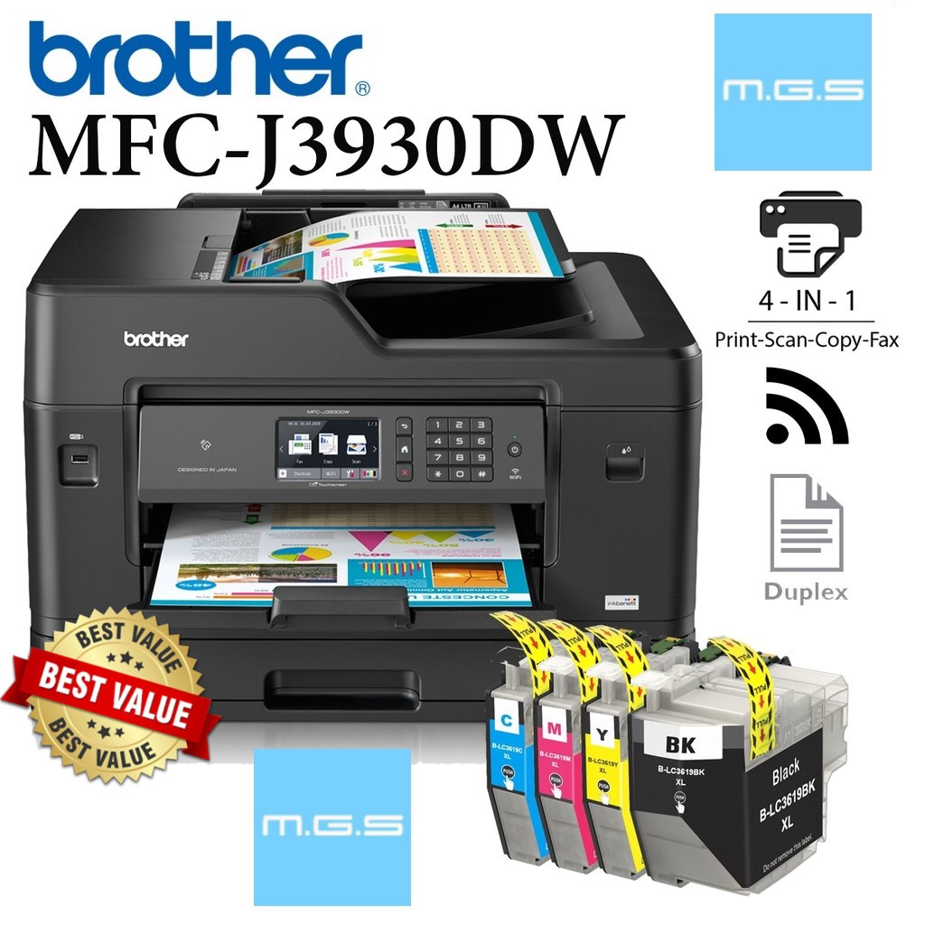 BROTHER MFCJ3940DW J3940DW MFCJ3930DW J3930DW A3 PRINTER INK BENEFIT