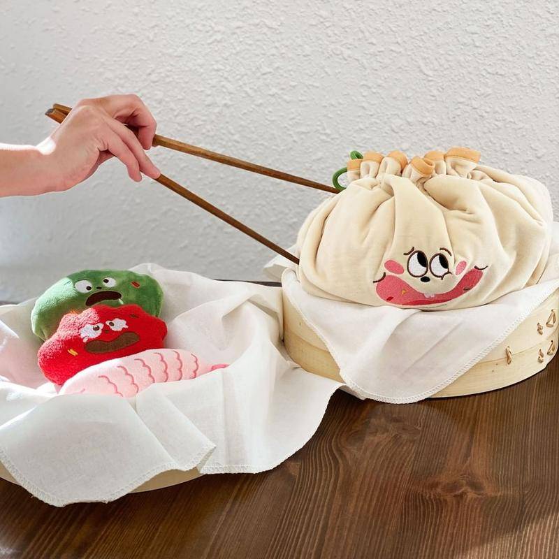 Chinese dumpling hot sale dog toy