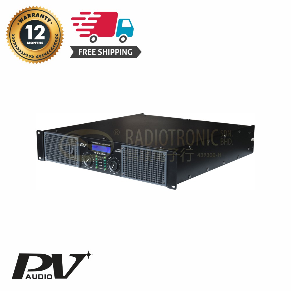 PV Audio 800W 2 Channel Power Amplifier DS-9702 AM3003 | Shopee Malaysia