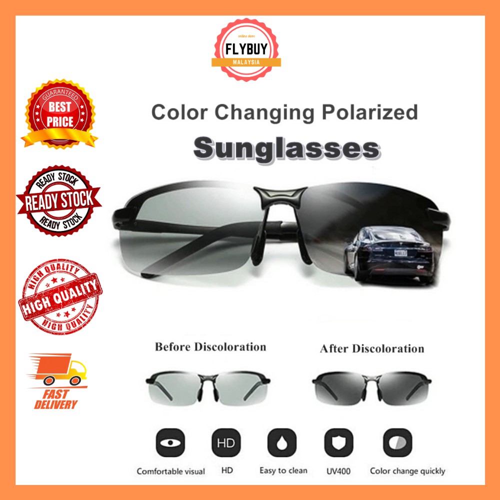🔥ANTI SILAU🔥 HD Polarized Sunglasses Black Top Quality Color