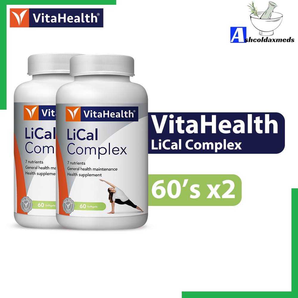 VitaHealth LiCal Complex 60's/60'sx2/30's | Shopee Malaysia