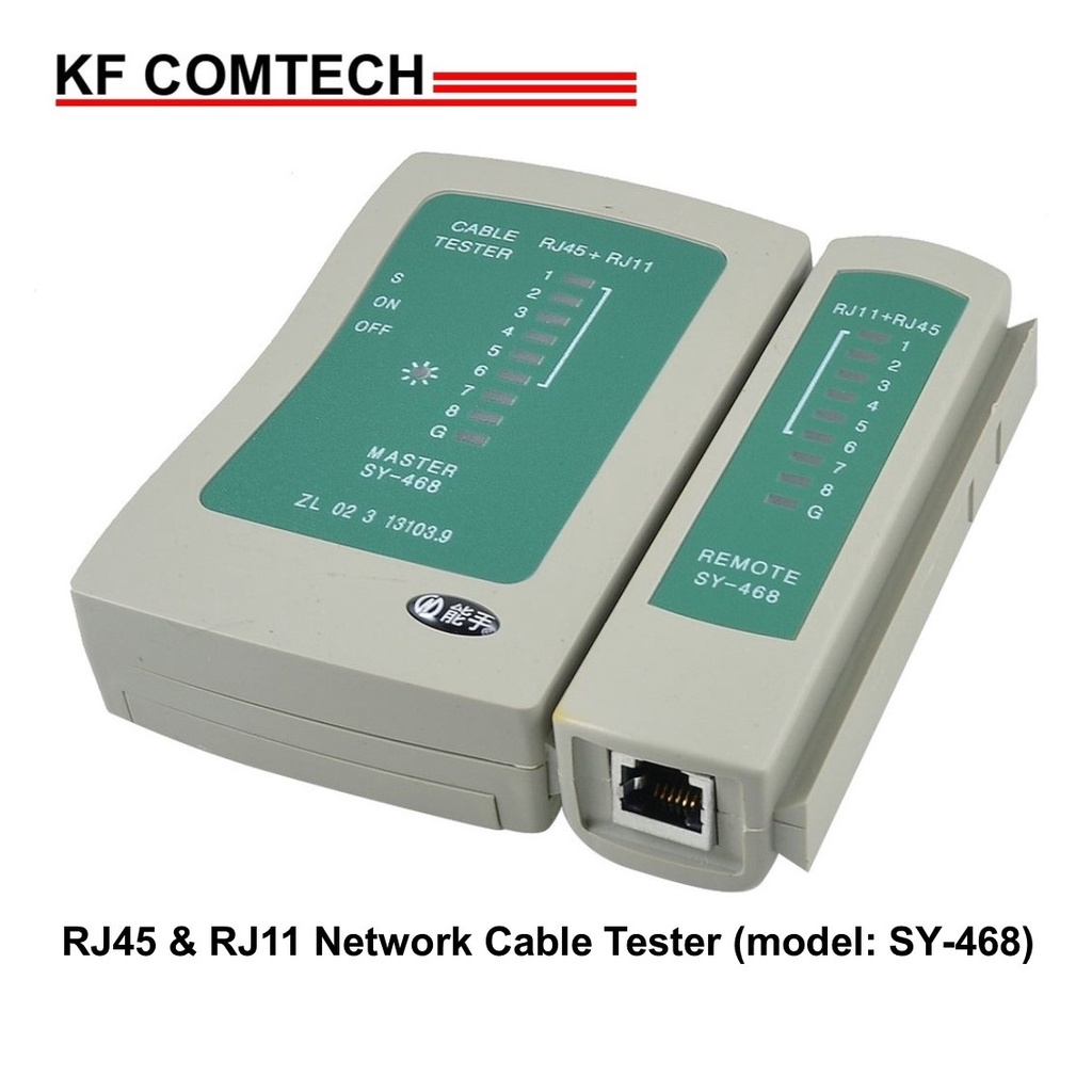 Network Cable Tester for LAN RJ45 & RJ11 with 9V Battery | Shopee Malaysia