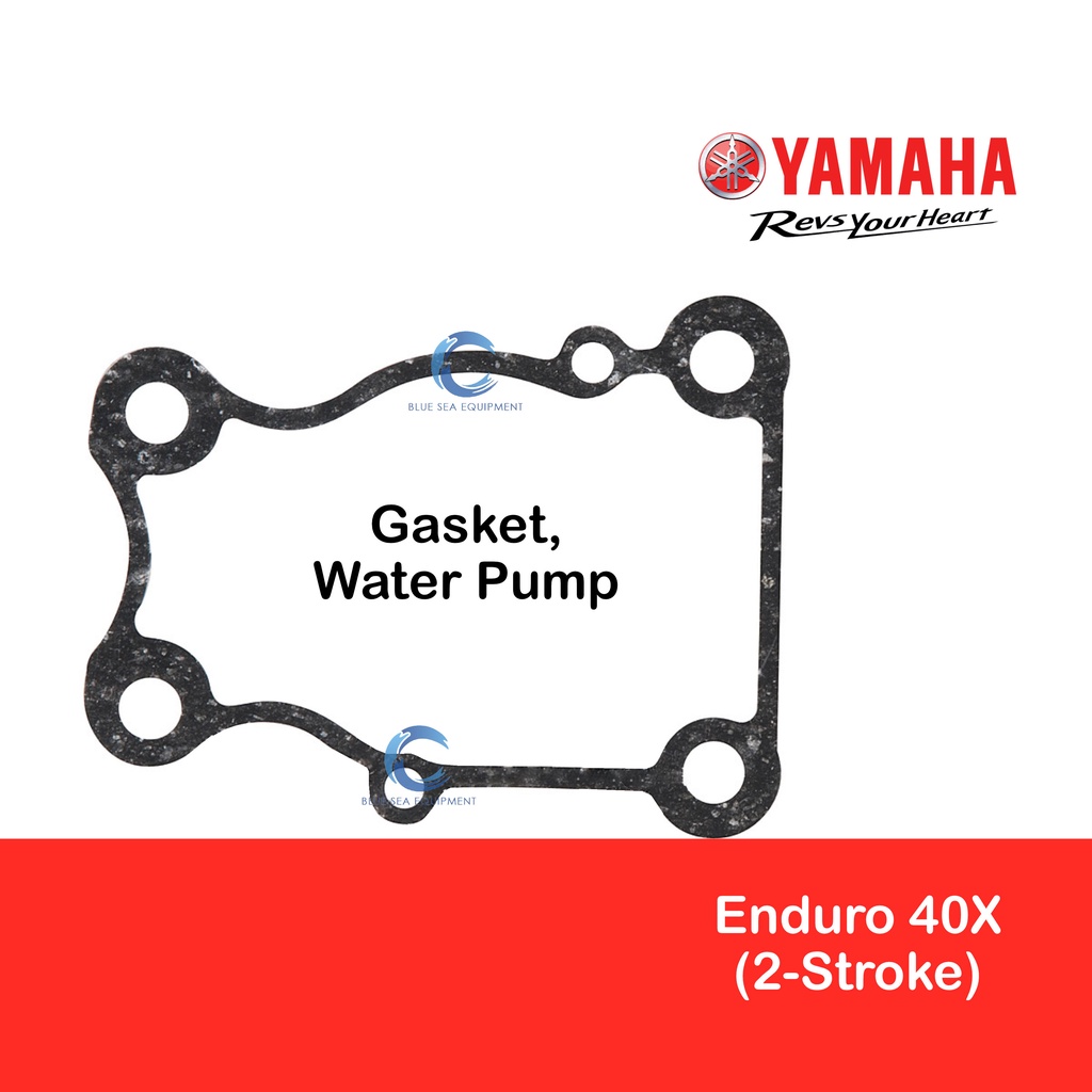 Original Water Pump Gasket for Yamaha E40X - 63D-44316-00 Outboard ...