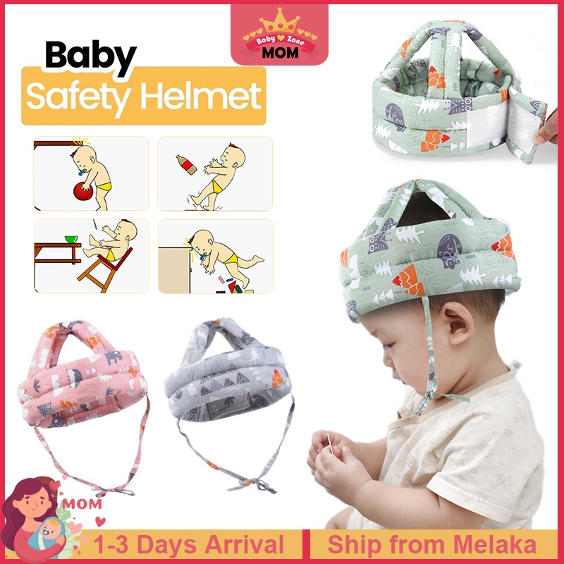 Baby Head Protection Kids Hat Safety Helmet Adjustable Headgear Toddler Antifall Pad Children
