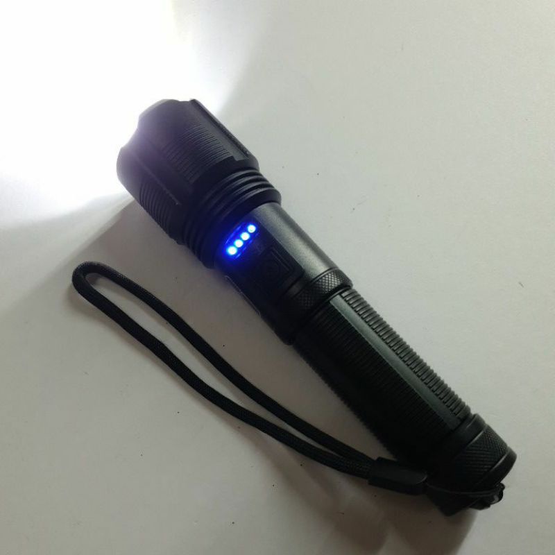 Torchlight LED POLICE 50000W Japan P50 (B) 5 light modes Zoom in 200m
