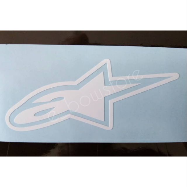 ALPINE STAR LOGO STIKER POTONG / CUT OUT STICKER | Shopee Malaysia