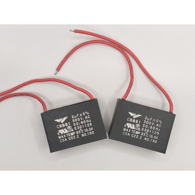 DEKA 2.0 uF 500V High Quality Deka / KDK Original Ceiling Fan Capasitor / Kapasitor Kipas Siling