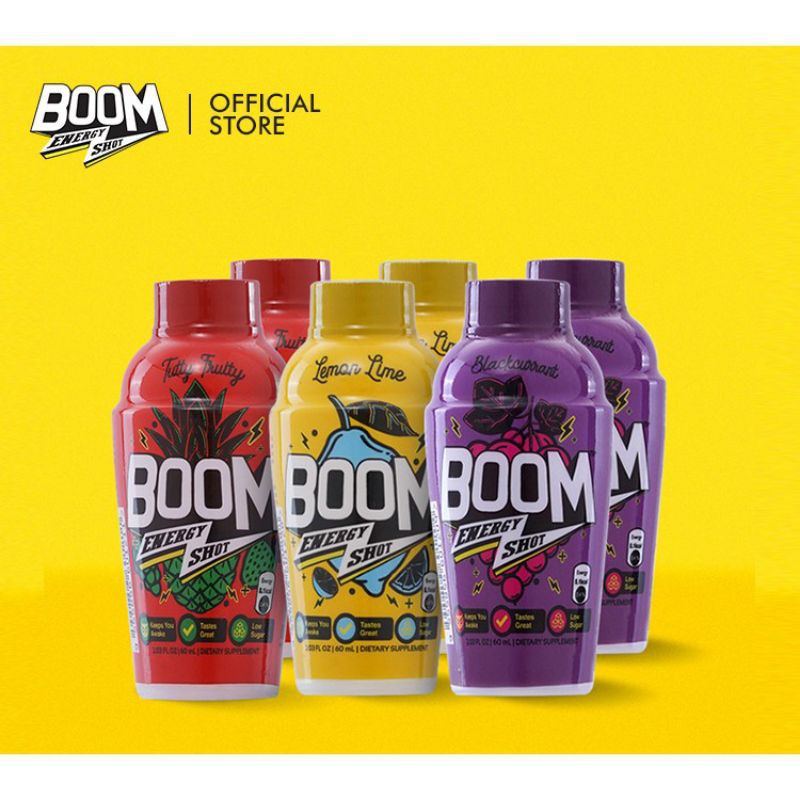 [ready stock] minuman tenaga power haus Boom Energy shot drink 60ml
