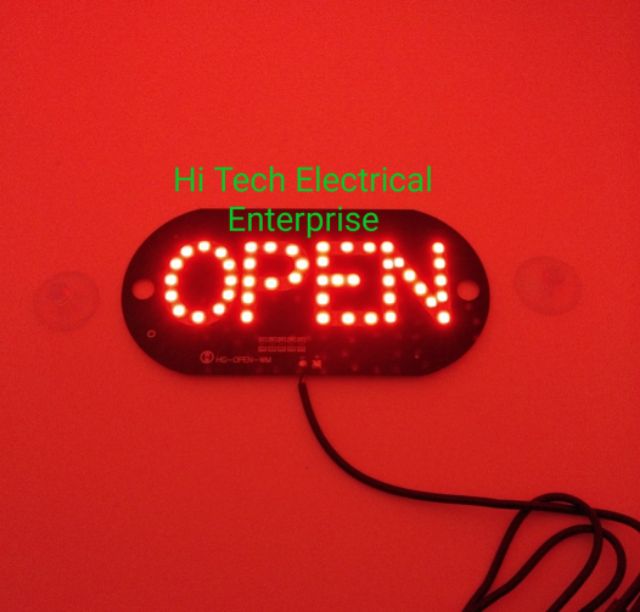 LED DISPLAY MINI SIGN BOARD - OPEN | Shopee Malaysia