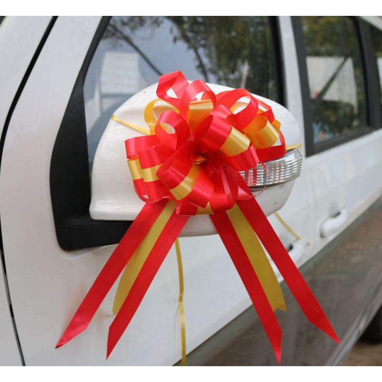 New Design Wedding car decoration flower Pull Bow Ribbons Gift Birthday ...