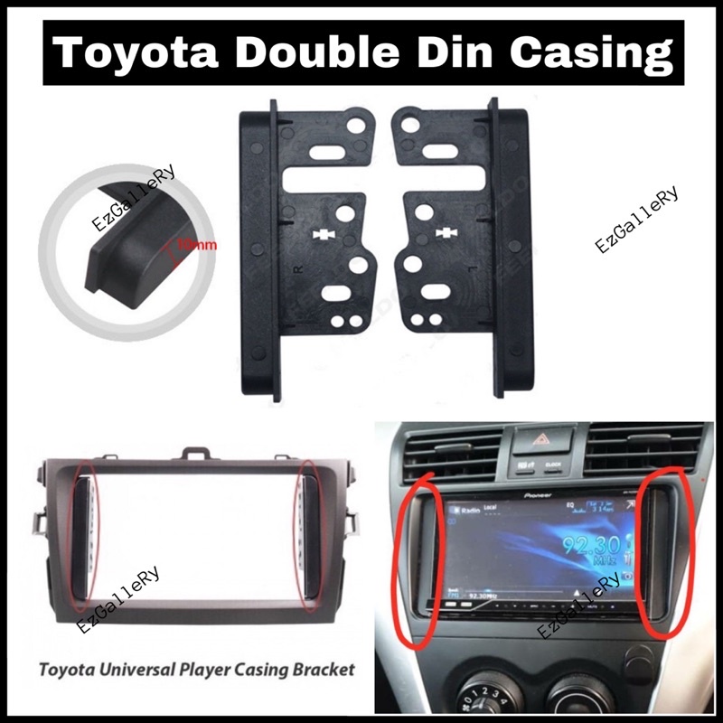 Toyota Double Din Screen Casing Bracket Toyota All Model | Shopee Malaysia