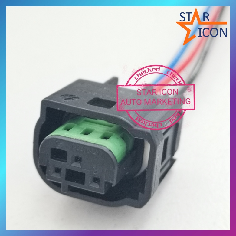 Proton Wira vdo Map Sensor Socket Connector (3pin) Shopee Malaysia