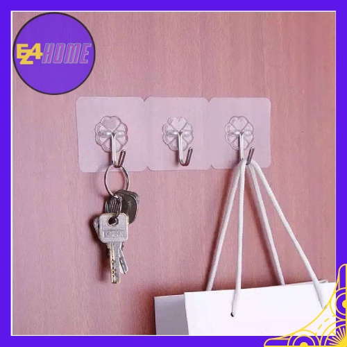 Magic Hook Transparent Wall Kitchen Without Nails Strong Sticky Heavy