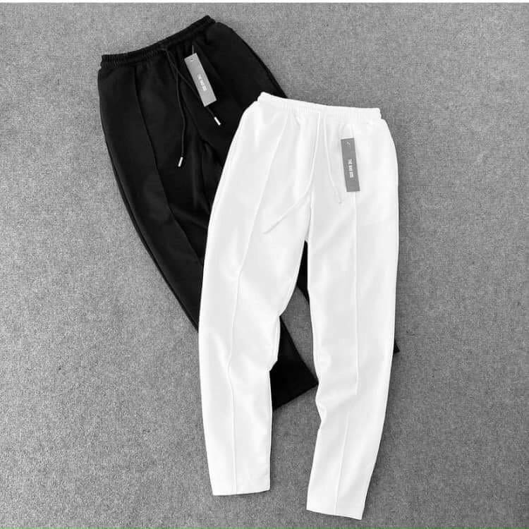 Wide-tube poly Elastic Pants - Simple And Easy To Coordinate (poly ...