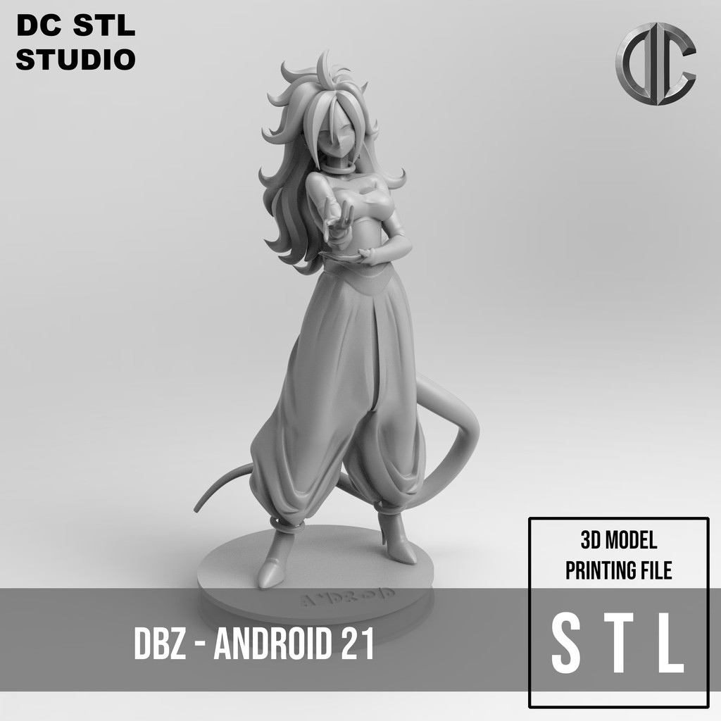 D005 - Anime character design, DBZ Android 21, Sexy Anime character, STL 3D  model design printable download files | Shopee Malaysia