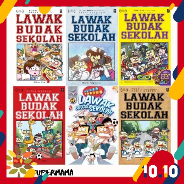 🔥sale Cuti Sekolah🔥 [komik M] Dunia Kartun Komik Siri Lawak Budak