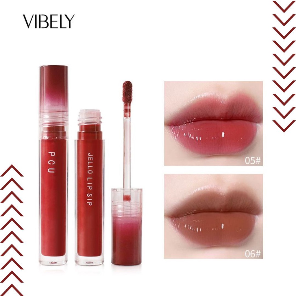 VIBELY Glossy liptint waterproof lipstick lipstick set lip gloss ...