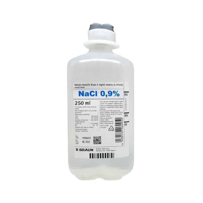 BBraun Sodium Chloride Normal Saline (NaCl) 0.9% (250ml) | Shopee Malaysia