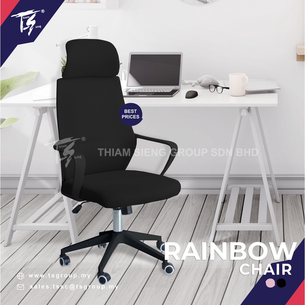 TSBRILLIANT Rainbow Office Chair Shopee Malaysia