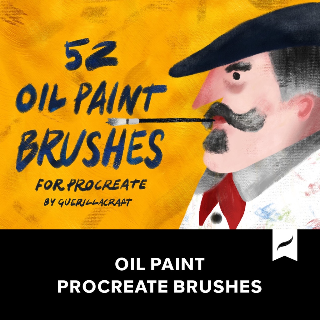 [Procreate] Oil Paint Brushes for iPad Procreate Brushes Shopee Malaysia