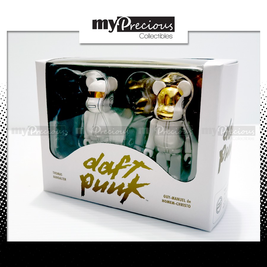 Medicom Bearbrick Be@rbrick 100% Daft Punk White Suits 2 Pack ...