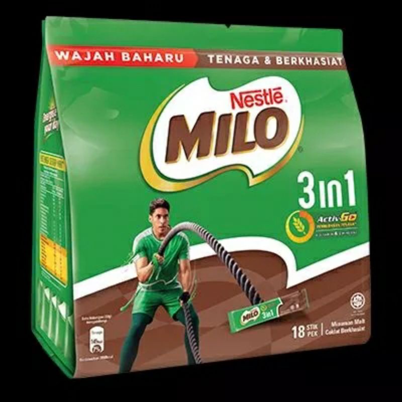 Nestle Milo 3 In 1 Active Go 18 Stick Shopee Malaysia 1761