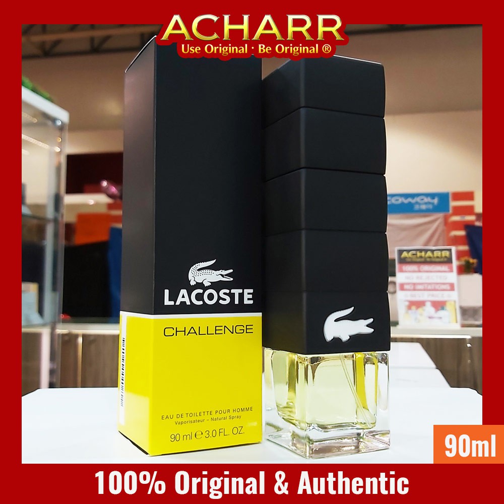 100 Original Lacoste Challenge EDT Perfume 90ml Shopee Malaysia